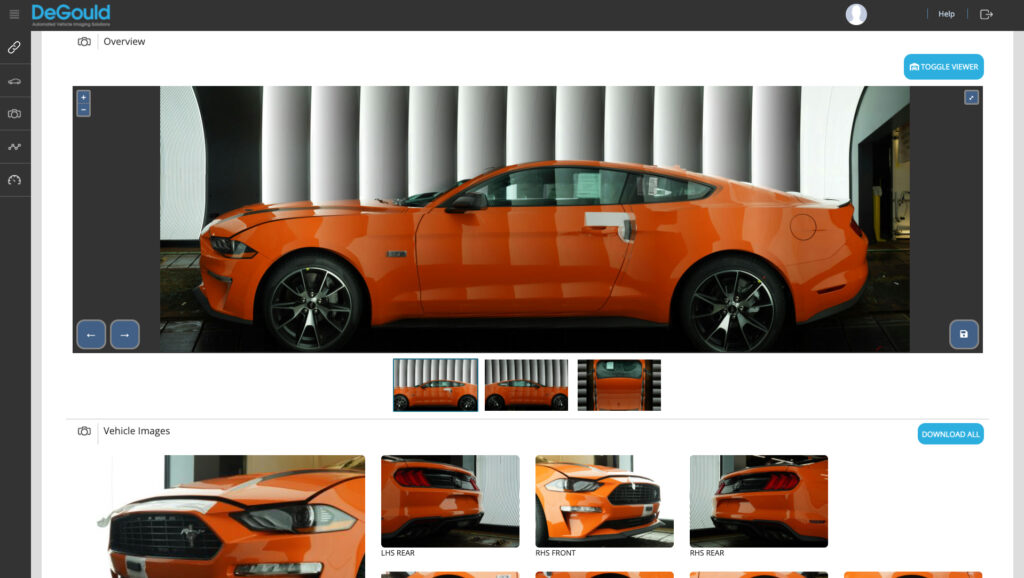 Vehicle Inspection Damage Detection Dashboard by DeGould