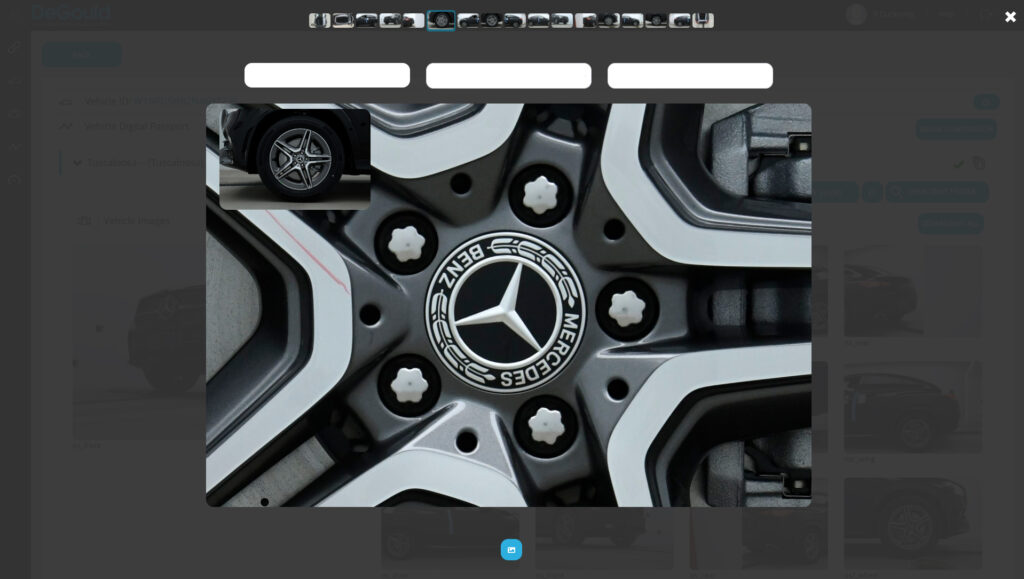 Vehicle Inspection image Scanning Damage Detection Dashboard